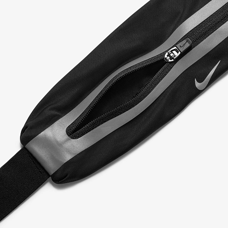 Сумка на пояс NIKE SLIM WAIST PACK 3.0 BLACK/BLACK/SILVER OSFM