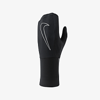 Перчатки для бега Nike TRANSFORM RUNNING GLOVES BLACK/BLACK/SILVER L