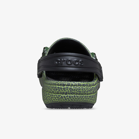 Клоги Crocs CLASSIC  IAM  SCARY  DINO CLOG T BLK