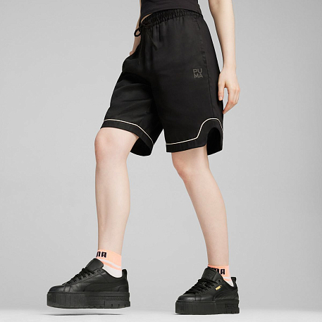 Шорты PUMA INFUSE WOVEN SHORTS PUMA BLACK