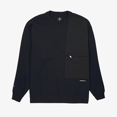 Толстовка Converse WORDMARK CREW BLACK