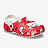 Клоги CROCS Hello  Kitty  Red  Classic Clog K Mlt
