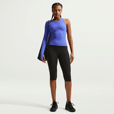 Футболка с длинным рукавом NIKE W NK DF ZENVY LS TOP CS