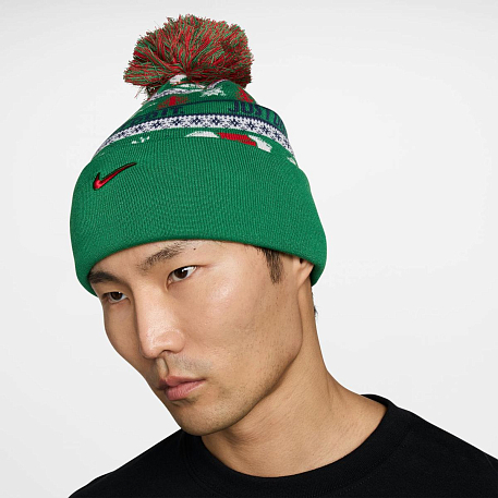 Шапка NIKE U NK PEAK BEANIE SC HOL25 L