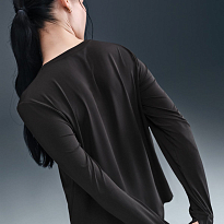 Футболка с длинным рукавом NIKE W NK ONE CLASSIC DF LS TOP WT