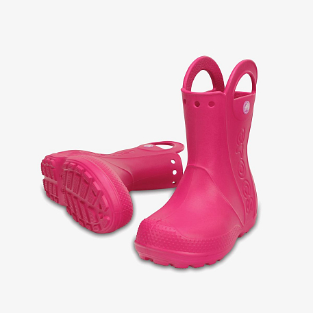 Сапоги Crocs Handle It Rain Boot Kids GrssGrn