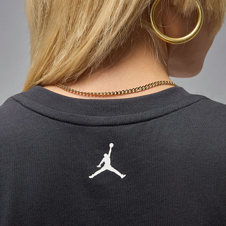 Футболка JORDAN W J FLT SLVLS GFX TEE GR