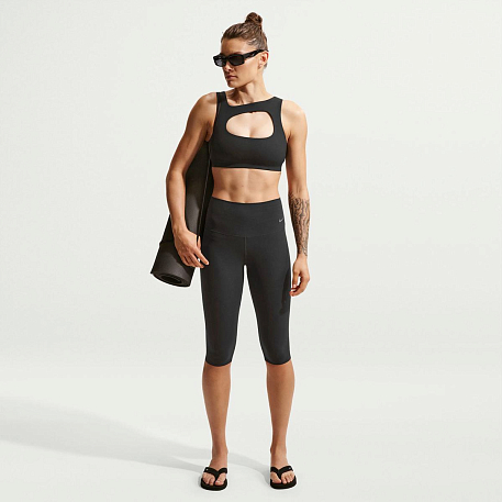 Топ NIKE W NK DF ZENVY BRA CS SSNL