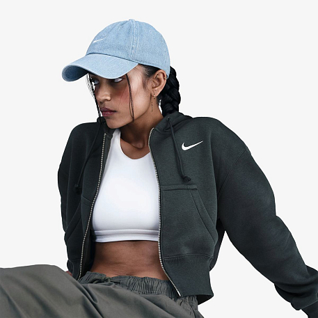 Толстовка NIKE W NSW PHNX FLC CROP FZ HDY