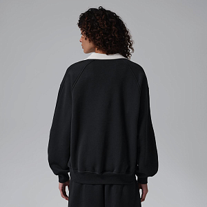 Футболка с длинным рукавом JORDAN W J FLT FLC RUGBY TOP