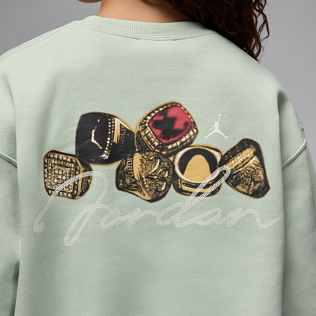 Толстовка JORDAN W J BRKLN FLC CREW GFX