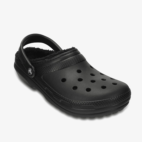 Клоги CROCS Classic Lined Clog Blk/Blk