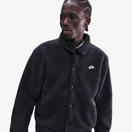 Толстовка NIKE M NK CLUB SHERPA COACHES JKT
