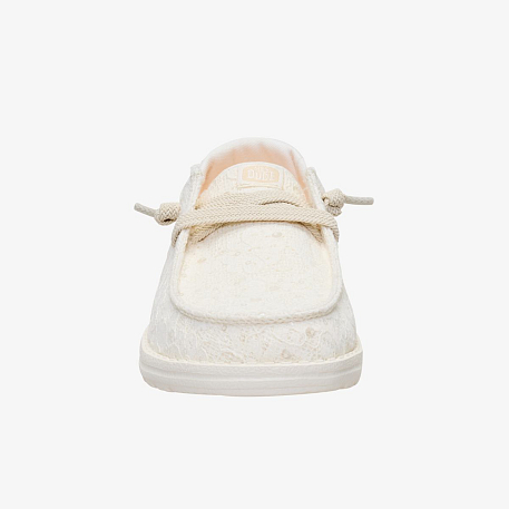 Кроссовки Hey Dude Wendy Sequin Lace Ivory