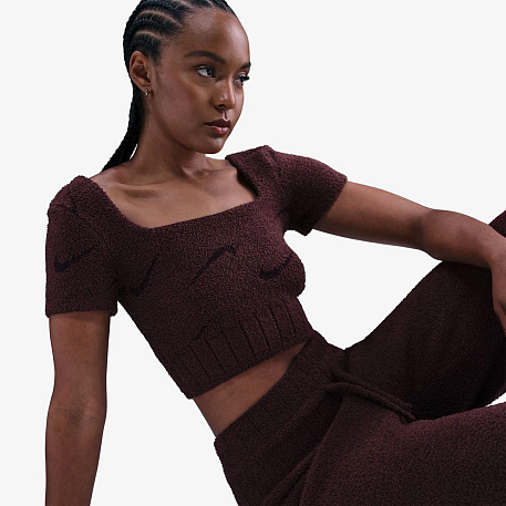 Футболка NIKE W NSW PHNX BCL SS CROP TOP