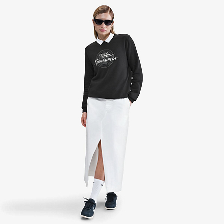 Толстовка NIKE W NSW CLUB FLC GX STD CREW