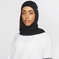 Хиджаб NIKE PRO HIJAB 2.0 BLACK/WHITE XS/S