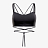 Топ NIKE W NK INF STRPY WRAP BRA