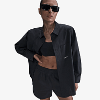 Рубашка NIKE W NSW NK CHLL PPLN LS BTN TOP