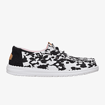 Кроссовки Hey Dude Wendy Inky Cow SnWBlk