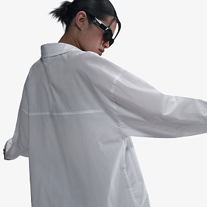 Рубашка NIKE W NSW NK CHLL PPLN LS BTN TOP