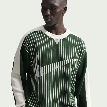 Лонгслив NIKE M NK CLUB SWEATER JERSEY