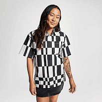 Футболка Converse Checkered Short Sleeve Button-Down Shirt