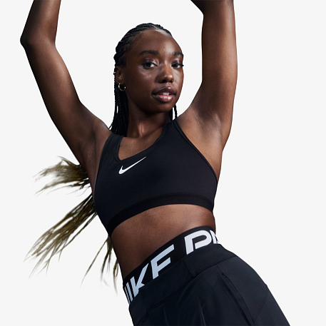 Топ NIKE W NK DF SWSH HGH SPT BRA