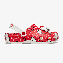 Клоги CROCS Hello  Kitty  Red  Classic Clog Mlt