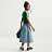 Юбка NIKE G NSW CLN DENIM MIDI SKIRT