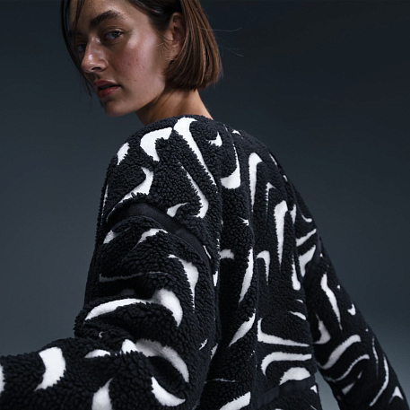 Толстовка NIKE W NSW COZY HBR JKT