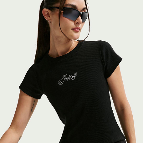 Футболка NIKE W NSW RIB MOD CRP JDI TEE
