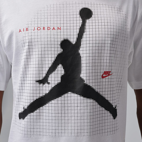 Футболка JORDAN M J JM BLUR GFX SS CREW