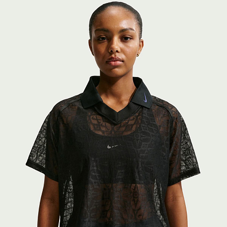 Поло NIKE W NK STREET LACE POLO JSY