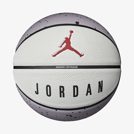 Мяч баскетбольный JORDAN PLAYGROUND 2.0 8P DEFLATED CEMENT GREY/WHITE/BLACK/FIRE RED 05