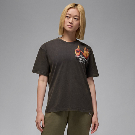 Футболка JORDAN W J SS GF GFX TEE 6RNG