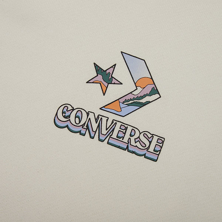 Толстовка Converse OUTDOORS GRAPHIC HOODIE EGRET