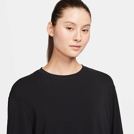 Футболка с длинным рукавом NIKE W NK ONE RELAXED DF LS TOP