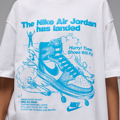 Футболка JORDAN W J SS OS GFX TEE SNKR