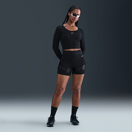 Футболка с длинным рукавом NIKE W NP DF LS TOP GG SHINE