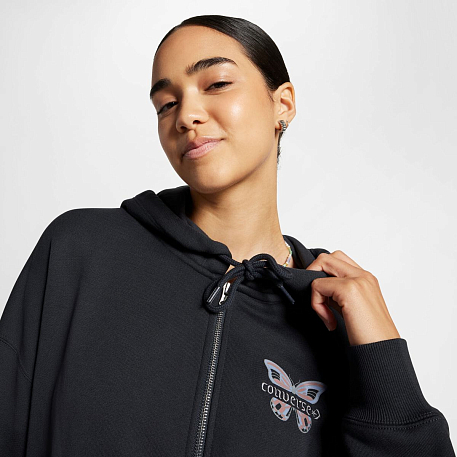 Толстовка Converse BLOOMING SKATE FZ HOODIE NIGHTFALL GREY