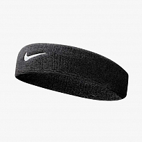 Повязка на голову Nike SWOOSH HEADBAND BLACK/WHITE OSFM