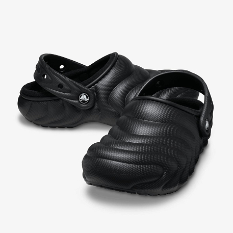 Клоги CROCS Classic Lined Overpuff Clog Blk