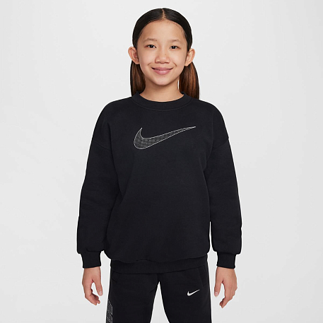 Толстовка NIKE G NSW CLUB FLC OS CREW SHNE