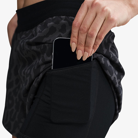 Шорты NIKE W NK SWT NVLT DF MR 2IN1 SHRT