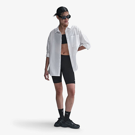 Рубашка NIKE W NSW NK CHLL PPLN LS BTN TOP