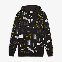 Толстовка Puma CLASSICS BRAND LOVE AOP Hoodie TR PUMA B