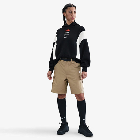 Толстовка NIKE W NSW PHNX FLC REMIX OOS HDY