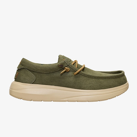 Кроссовки Hey Dude Wally COMF Worn Twill BBOG