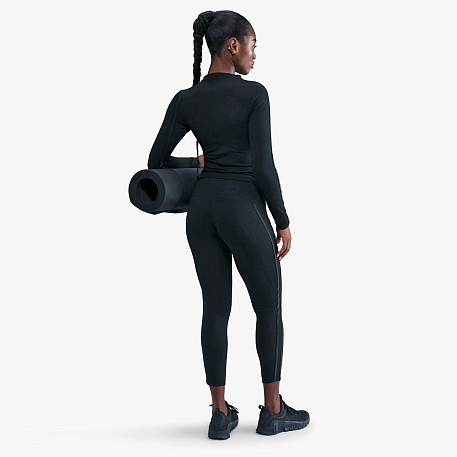 Футболка с длинным рукавом NIKE W NK ONE DF FITTED LSTOP SI WT